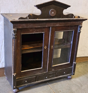 Antique China Cabinet 38x17x44