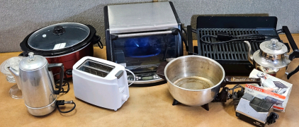 B&D Infrawave, Electric Grill, Slow Cooker, Coffee Makers, More