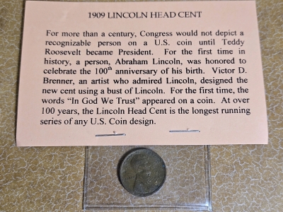 1909 1st Year Issue Lincoln Cent (Rare)