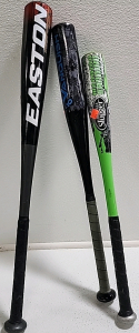 (3) Little League Baseball Bats