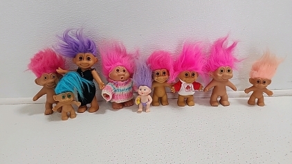 Collection of Troll Dolls