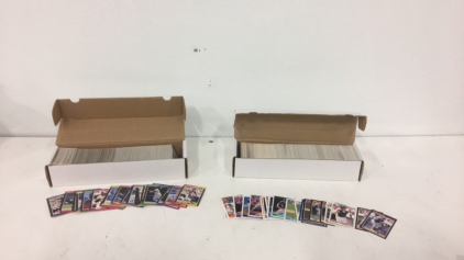 (1) Box Of (500+) 1989 Donruss Baseball Cards (1) Box of (500+) 1989-91 Score Baseball Cards