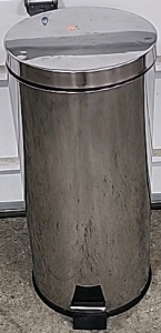 Metal Trash Can