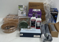 Various Kitchen Accessories Including Storage Box, Gloves, Trash Bags, Silicone Bowl Set, Air Fryer Liners, Glass Cooktop Cleaner, And More!