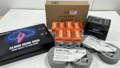 Neon Signs, Solar Lamps, Flameless LED Candles