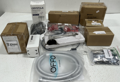 Shower Hose, Crystala* Filters, Etc.