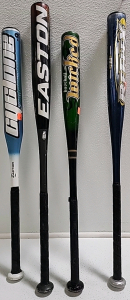 (4) Youth Baseball Bats