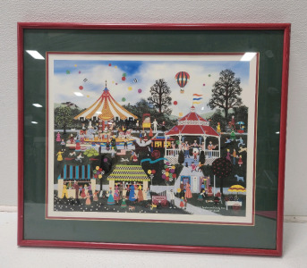 Framed Circus Print