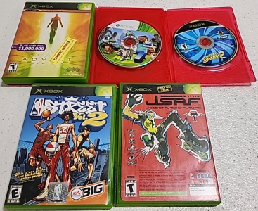 (4) Xbox Games, (1) Xbox 360 Game