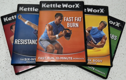 (10) KettleWorX* Workout Videos