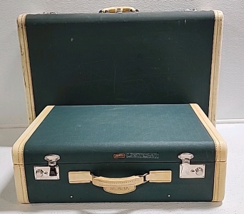 (2) Hartmann Vintage Hard Suitcases