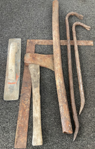 Pry Bars, Axe, Square, Trowel And More