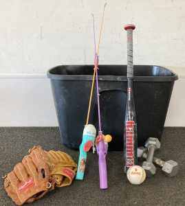 Baseball, Bat, Gloves and More