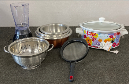 Bowls, Blenders, Strainers