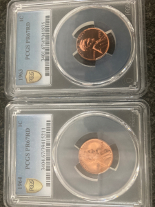 Collectible coins 1964 & 63