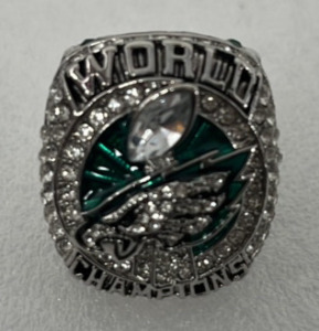 2017 Philadelphia Eagle Super Bowl Championship Replica Ring