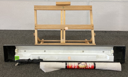 Table Easel, Desk Light And Grip Liner