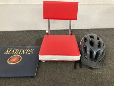 Marines Scrapbook, Helmet & Stadium Chair