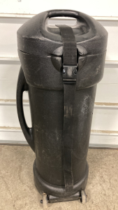 Black Cylindrical Travel Hard Case