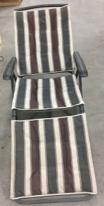 Lawn Folding Chair With Foot Rest