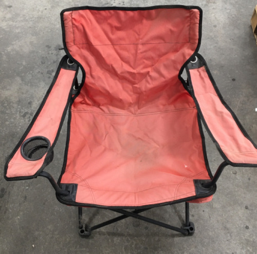 Red Camping Chair With Cup Holder