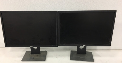 (2) 23” LED Dell Computer Monitors,