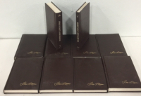 (10) Hardcover Volumes Of The Louis L’amour Collection Leather Bound Books Including The Lonely Men