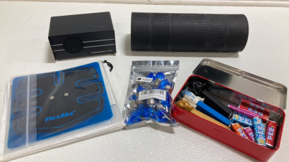Air* Bluetooth Speaker Set, Transonic Cix Pest Eliminator, Electronic Ab Workout, Light Up Bike Tire Valve Caps, Set of 3 Star Wars PEZ Dispensers