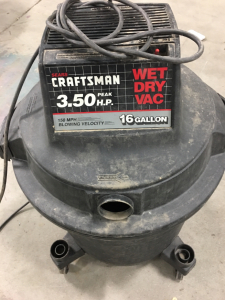 SEARS Craftsman 3.50 Peak H.P, WET DRY VAC, 150MPH Blowing Velocity