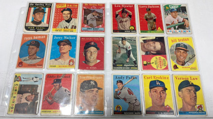 (118) Vintage 1950&rsquo;s Baseball Cards&hellip; Andy Pafco, Vernon Law, Al Rosen +