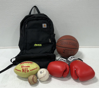 Spalding* Basketball, Everlast* Boxing Gloves, NFL* Football