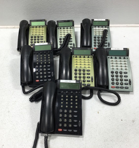 (7) Office Phones, Model Number DTP-16D-1(BK) TEL All Model Numbers Are The Same