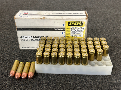 (50) Rnds Of .45 Win Mag Reloads