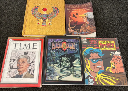 Comic book, Time Magazine, Egyptology and more