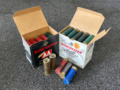 (2) Boxes of Mixed 12 Ga. Reloads