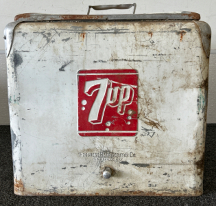 Vintage 7 Up Cooler