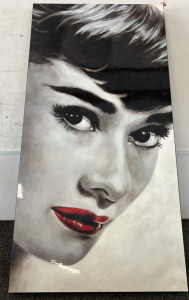 Audrey Hepburn Glossy Wall Art