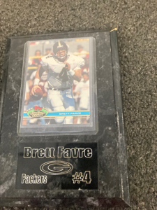 Brett Farve Plaque