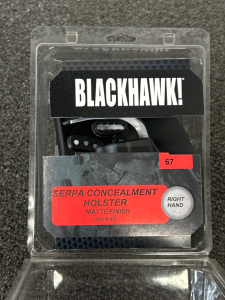 Blackhawk 67 Serpa Concealment Holster Matte Finish Glock 42