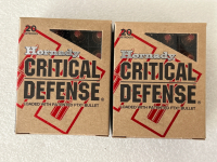 (40) Rnds Of Hornady Critical Defense 40 S&W 165 Gr. FTX Brass Case