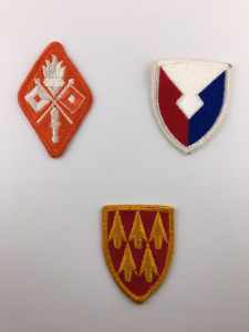 (3) Original Vintage U.S. Military Patches/Badges Including US Army School Patch and More!