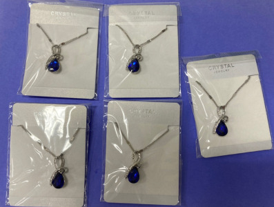 (5)Crystal Jewelry Necklaces
