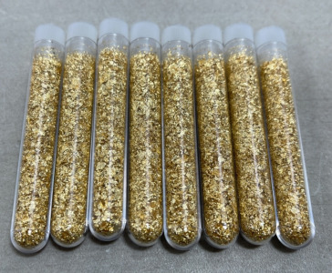 (8) Bottles Of Gold Flake/Leaf Gold