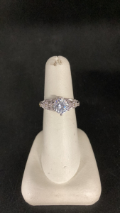 .925 Ring w/ 1.25ct Stone Size 6
