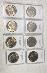 (7) United States Eisenhower Coins