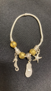 Pandora Bracelet w/ Beach Charms