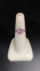 Morganite .925 Ring Size 7