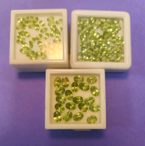 Lime Green Gemstones