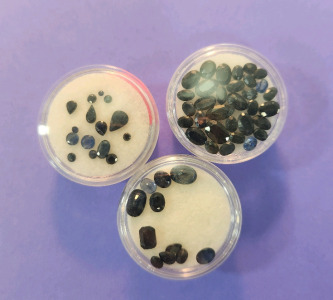 Small Blue Gemstones