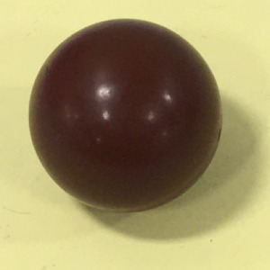 Vintage Red/ Copper 2-1/2&rdquo; Pool Cue Ball Rare